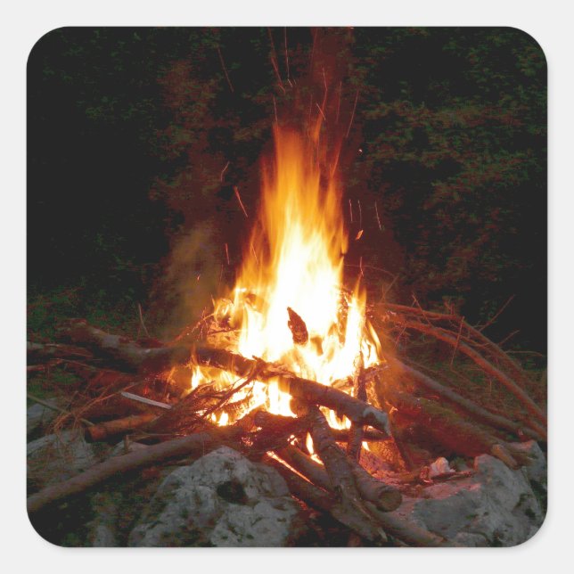 Aufkleber für Campfeuer (Vorderseite)