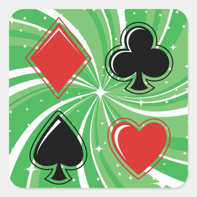 Aufkleber für Card-Anzug (Vorderseite)