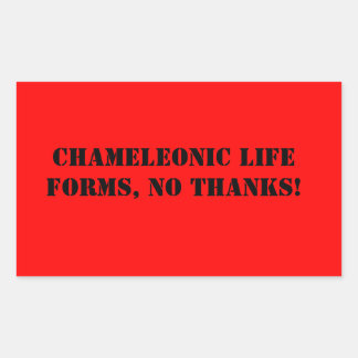 Aufkleber für Chameleonic Life Forms