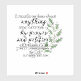 Aufkleber für Christliche Verse von Philipians - N