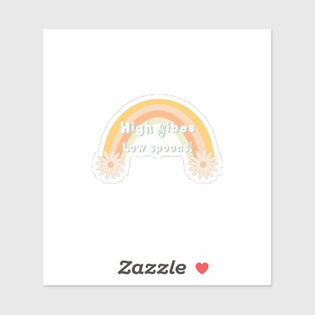 Aufkleber für chronische Krankheiten (Blatt)