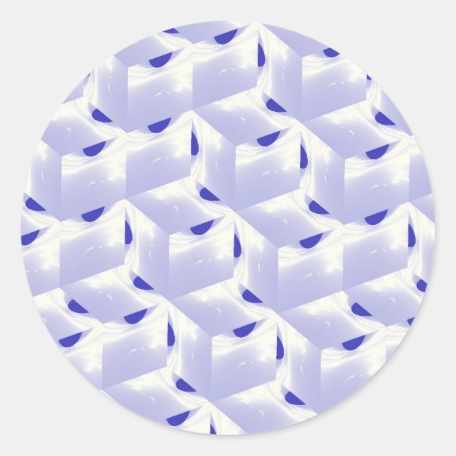 Aufkleber für cooles Fraktal (Vorderseite)