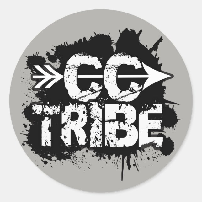 Aufkleber für Cross Country Runner (Vorderseite)