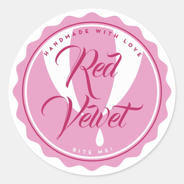 Aufkleber für Cupcake (Vorderseite)