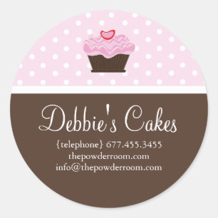 Aufkleber für Cupcake Umschlag Aufkleber
