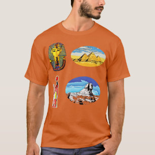 Aufkleber für das alte Ägypten T-Shirt