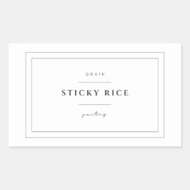 Aufkleber für das Aufkleber des Lebensmitteletiket