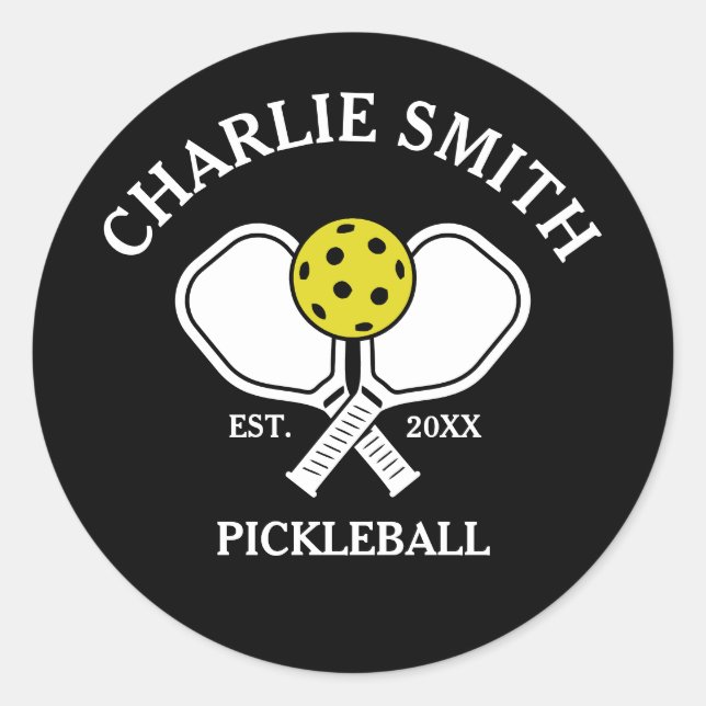 Aufkleber für das benutzerdefinierte Pickleball-Pa (Vorderseite)