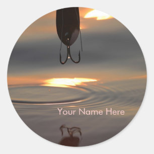 Aufkleber für das Buchzeichen Sunset Lure