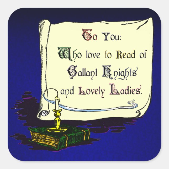 Aufkleber für das Buchzeichen Vintag (Vorderseite)