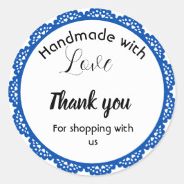 Aufkleber für das Design von Blue Border