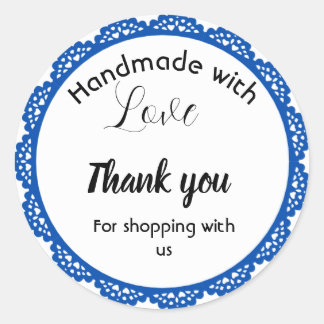 Aufkleber für das Design von Blue Border