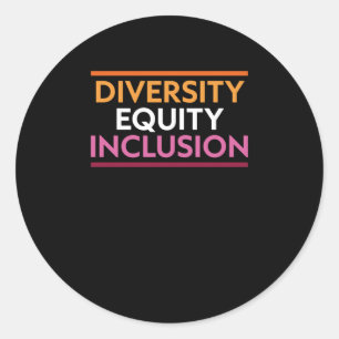Aufkleber für das Diversity-Eigenkapital