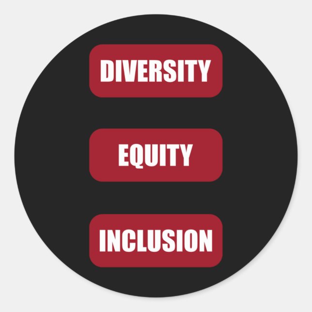 Aufkleber für das Diversity-Equity-Paket (Vorderseite)