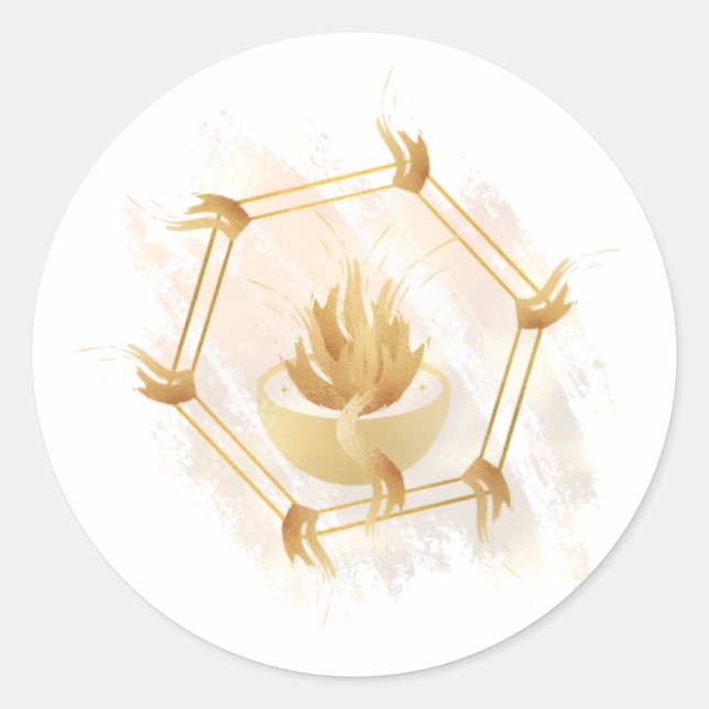 Aufkleber für das Encr-Logo des Morning Glory (Vorderseite)