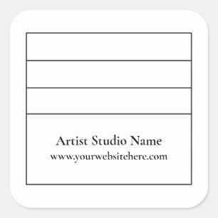 Aufkleber für das Etikett auf der Rückseite des Ku