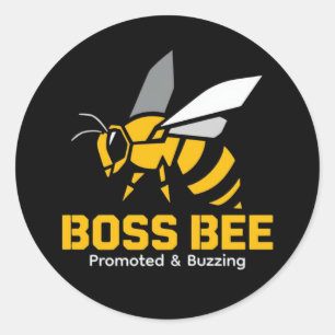 Aufkleber für das Etikett "Promotion Boss's Day"