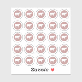 Aufkleber für das Fleisch von Wahlbeeren