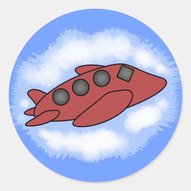 Aufkleber für das Flugzeug (Vorderseite)