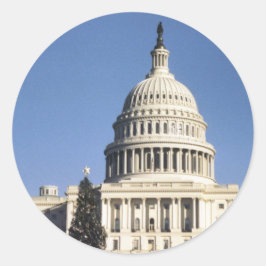 Aufkleber für das Gebäude der US-Hauptstadt