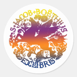 Aufkleber für das geflügelte Buchzeichen