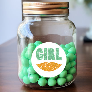 Aufkleber für das Geschlecht am Sankt-Patrick-Tag 