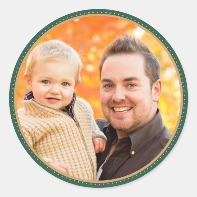 Aufkleber für das Green Holiday Foto (Vorderseite)