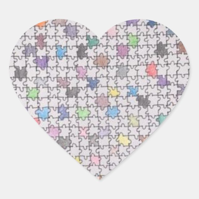 Aufkleber für das handgezogene Puzzleteil (Vorderseite)