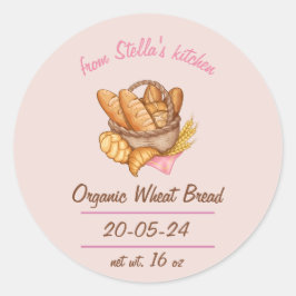 Aufkleber für das hausgemachte Brot