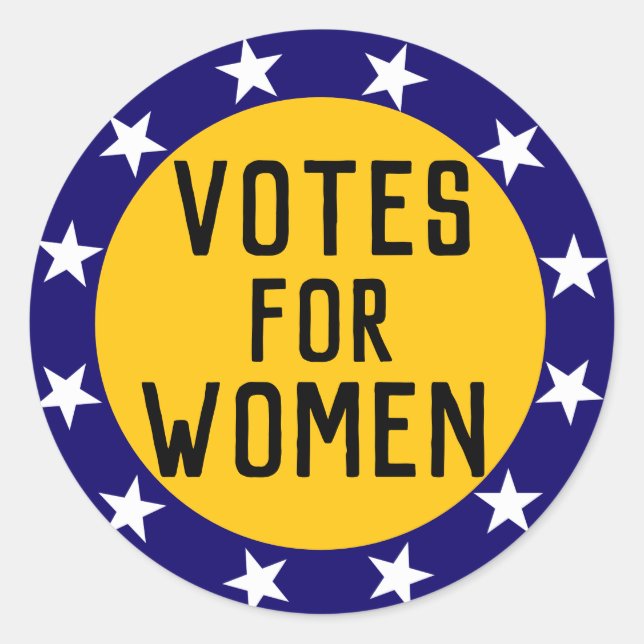 Aufkleber für das historische Button "Frauen" (Vorderseite)