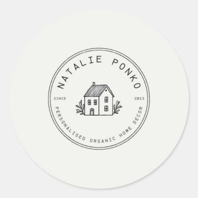 Aufkleber für das Logo (Vorderseite)