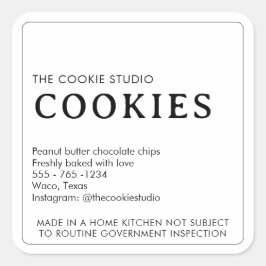 Aufkleber für das Minimalistische Etikett Hütte