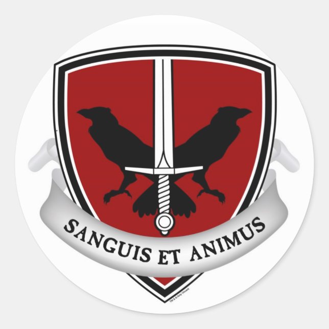 Aufkleber für das nächtliche Wappen (Vorderseite)