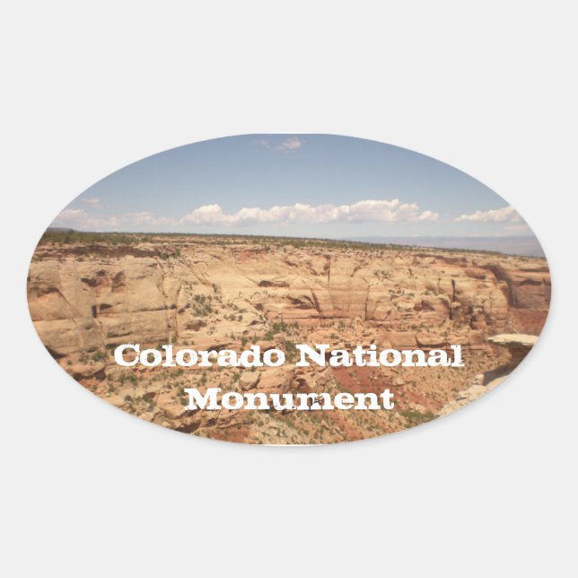 Aufkleber für das Nationaldenkmal Colorado (Vorderseite)
