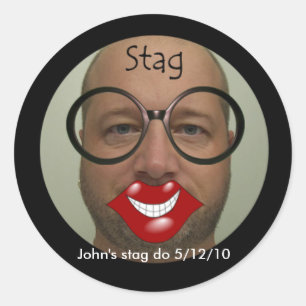 Aufkleber für das Party