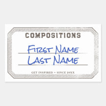 Aufkleber für das personalisierte Buch