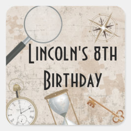 Aufkleber für das personalisierte Escape Room Part