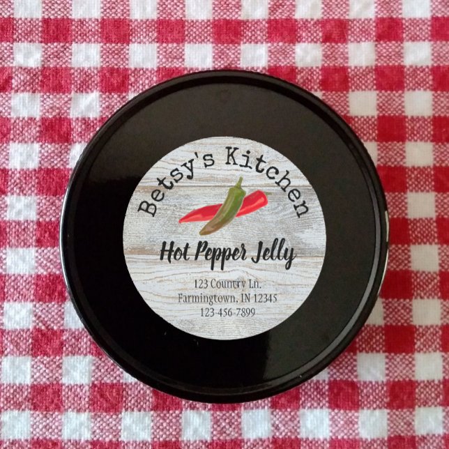 Aufkleber für das Produkt "Hot Pepper Jelly" (Von Creator hochgeladen)