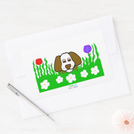 Aufkleber für das Rechteck "Pup N Play"