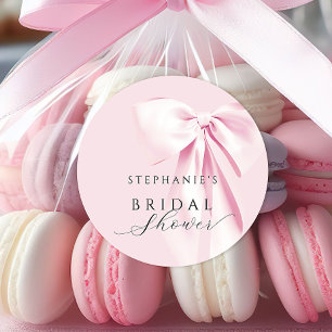 Aufkleber für das rosa Brautparty