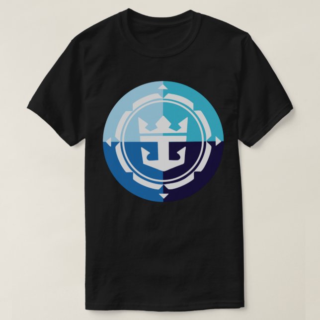 Aufkleber für das Royal Caribbean Logo T-Shirt (Design vorne)