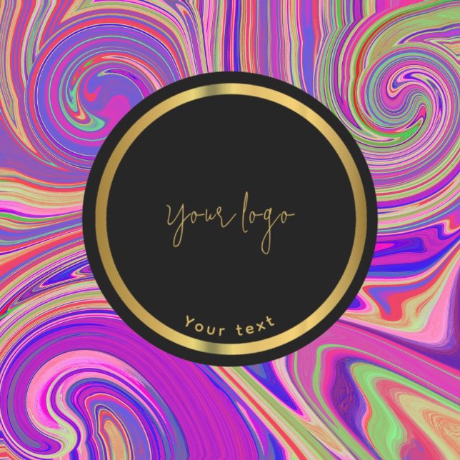 Aufkleber für das Schokoladengeschäft mit Black &  (Von Creator hochgeladen)