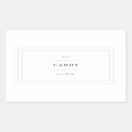 Aufkleber für das Süßwarennahrungsmittel