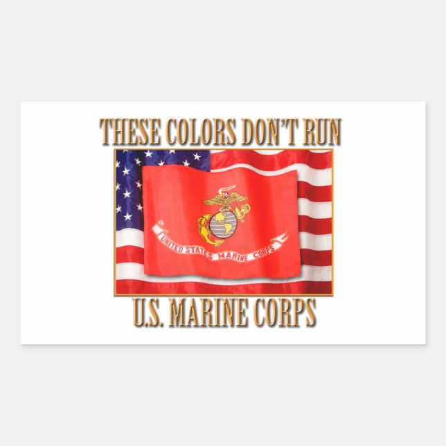 Aufkleber für das U.S. Marine Corps (Vorderseite)