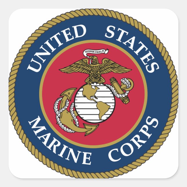 Aufkleber für das US-Marine Corps (Vorderseite)