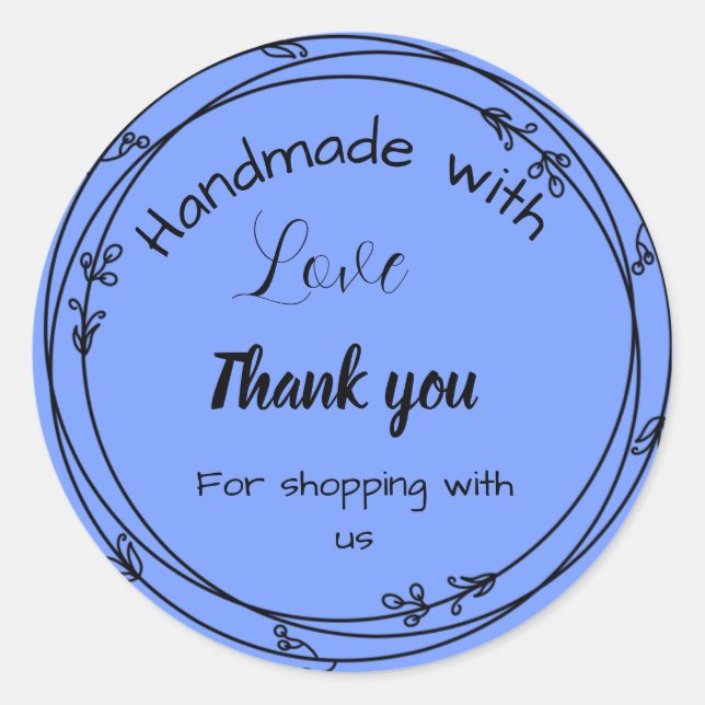 Aufkleber für das Violettfarbengeschäft (Vorderseite)