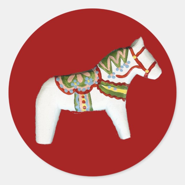 Aufkleber für das Weiße Pferd (Vorderseite)