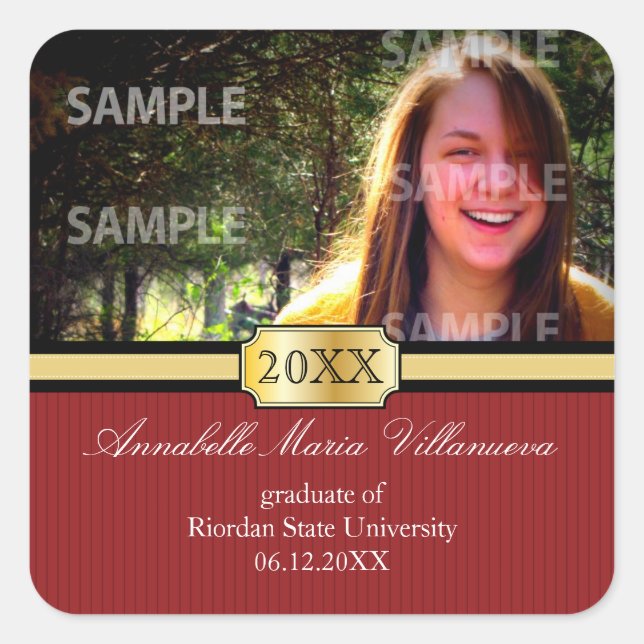 Aufkleber für den Abschluss der Schnalle (Vorderseite)