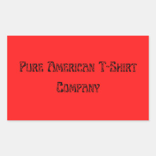 Aufkleber für den amerikanischen T - Shirt
