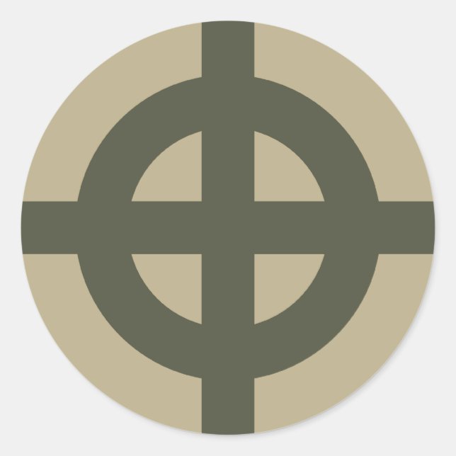 Aufkleber für den Anwendungsbereich, keltisches Kr (Vorderseite)